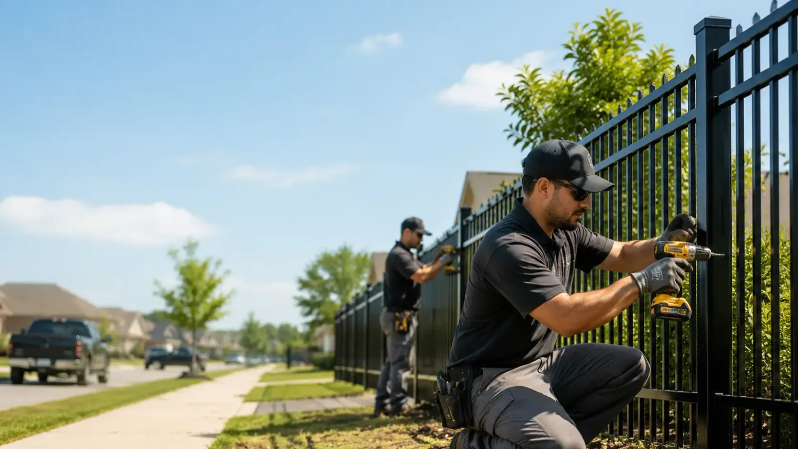 Metal Fence Installation in German Valley, IL